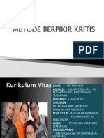 1 Metode Berpikir Kritis