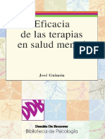 Eficacia de Las Terapias en Salud Mental Jose Guimon