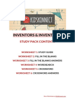 Inventors & Inventions Study Pack