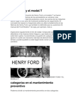 Henry Ford y El Model T