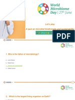 Quiz Me!: Let's Play A Quiz On Microbial Biodiversity and Sustainability