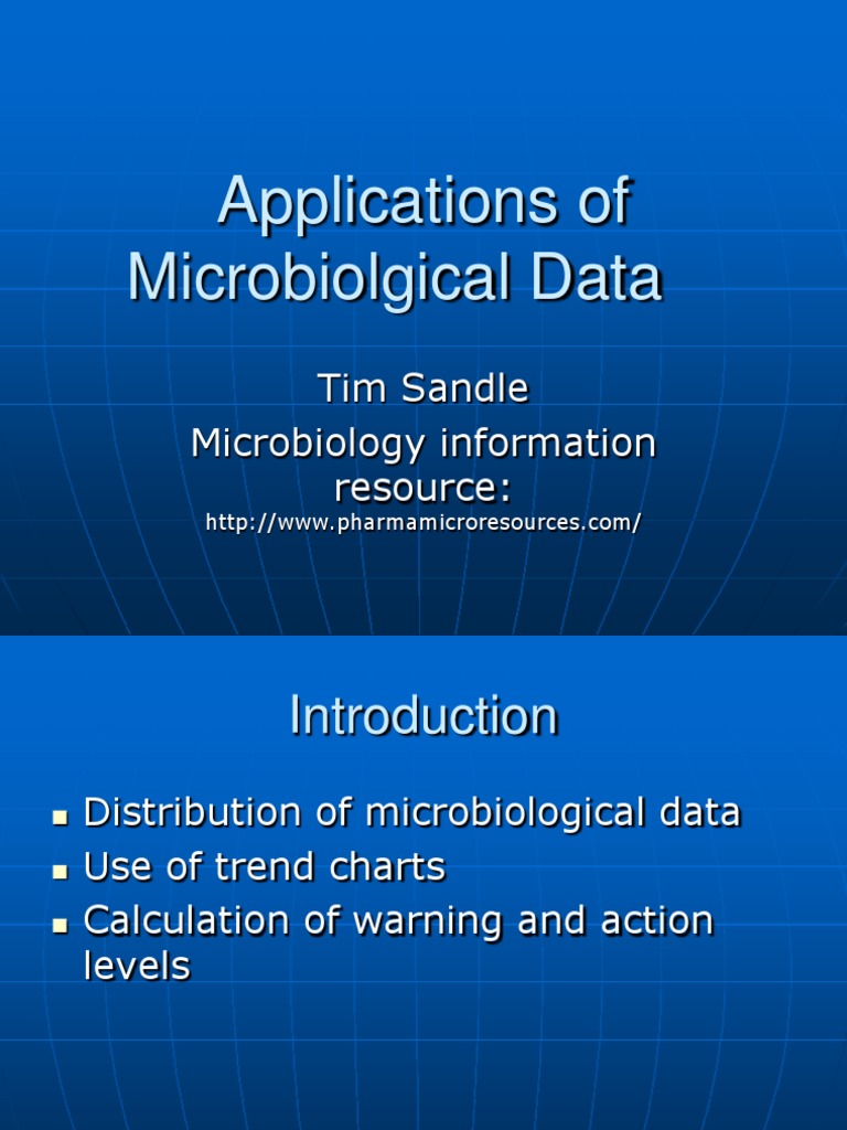 Microbiological Data Analysis Techniques | PDF | Mean | Moving Average