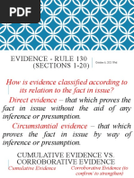 Rule 130 Part 1 Evidence