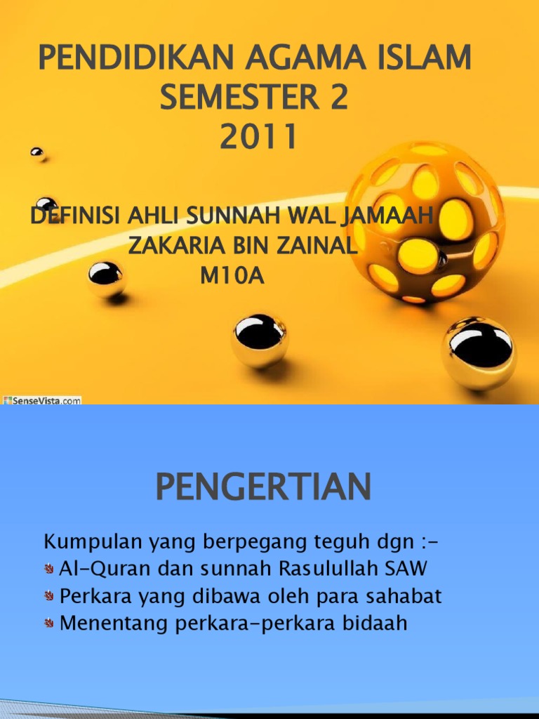 AHLI SUNNAH WAL JAMAAH