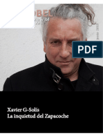 Revista 1: Xavier G-Solís: La Inquietud Del Zapacoche