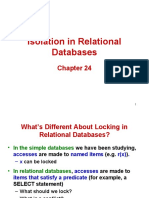 Isolation and Locking in Relational Databases