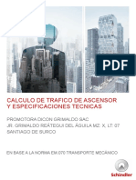 Trafico Vertical y Especificaciones Tecnicas