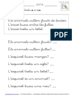 Lligada 12 Comprensió Lectora Nivell1 Cançó de Tardor