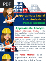 Lesson 5. Statically Indeterminate Plane Frames - Part 1 Portal Method