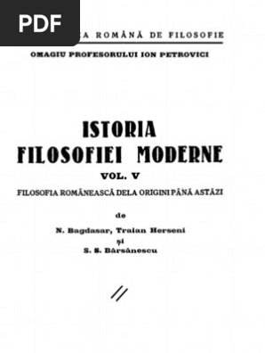 Istoria Filozofiei Moderne Vol V