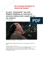 El Dios innecesario   por qué Stephen Hawking
