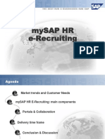 mySAP HR e-Recruiting Overview