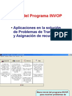 Uso Programa INVOP