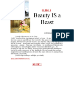 Beauty IS A Beast: Slide 1