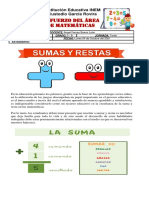 Suma y Resta (Taller de Refuezo Matemáticas Grado Tercero)