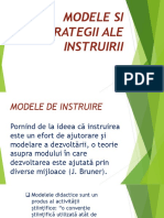 Modele Si Strategii Ale Instruirii