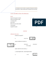 Ejercicio, Calculo de Una Curva Espirilizada