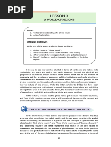 Lesson 3, Topic 1 - Global Divides Locating The Global South