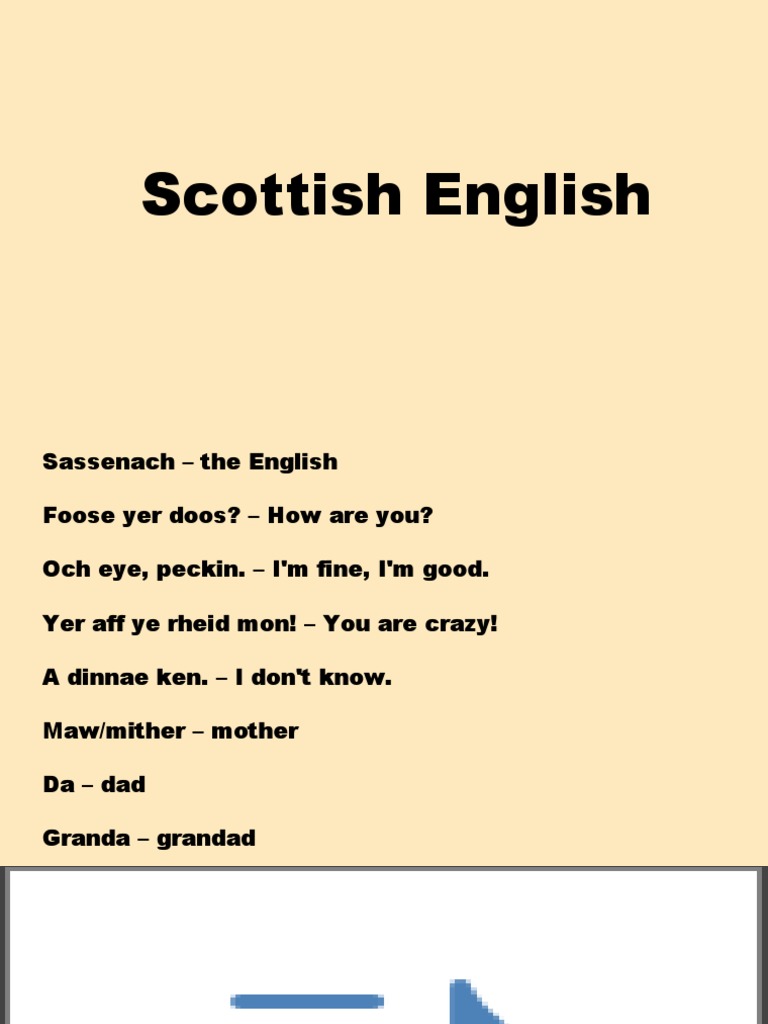 Scottish English | PDF