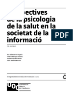 M6. Perspectives de La Psicologia de La Salut en La Societat de La Informació