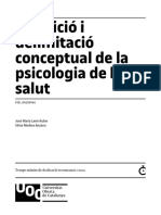 M2. Definició I Delimitació Conceptual de La Psicologia de La Salut