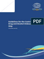 OCIMF Guidelines for the Control of Drug and Alcohol Onboard Ship