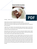 Contoh Artikel Harian Post-Resepi Kek Batik Orang Malas (Teresa Chee Lee Phin)