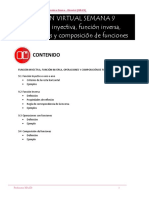 Sesión 9.3-Función, Inyectiva e Inversa. Operaciones y Composición de Funciones