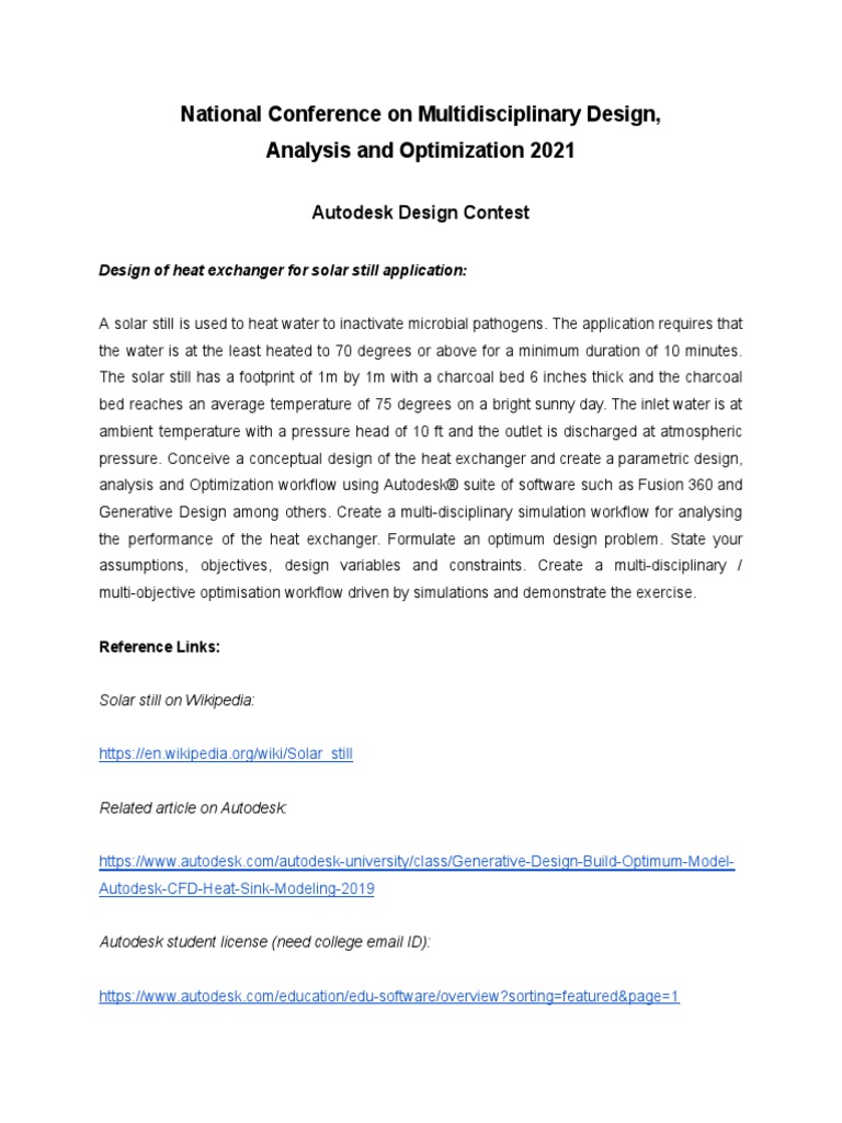 National Conference On Multidisciplinary Design, Analysis and ...