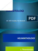 Parasitologi: Dr. Adi Arianto, M. Biomed