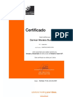 Certificado Montar Catari US®-10.082.697-6