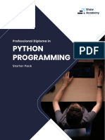 Professional Diploma in Python Programming Starter Pack