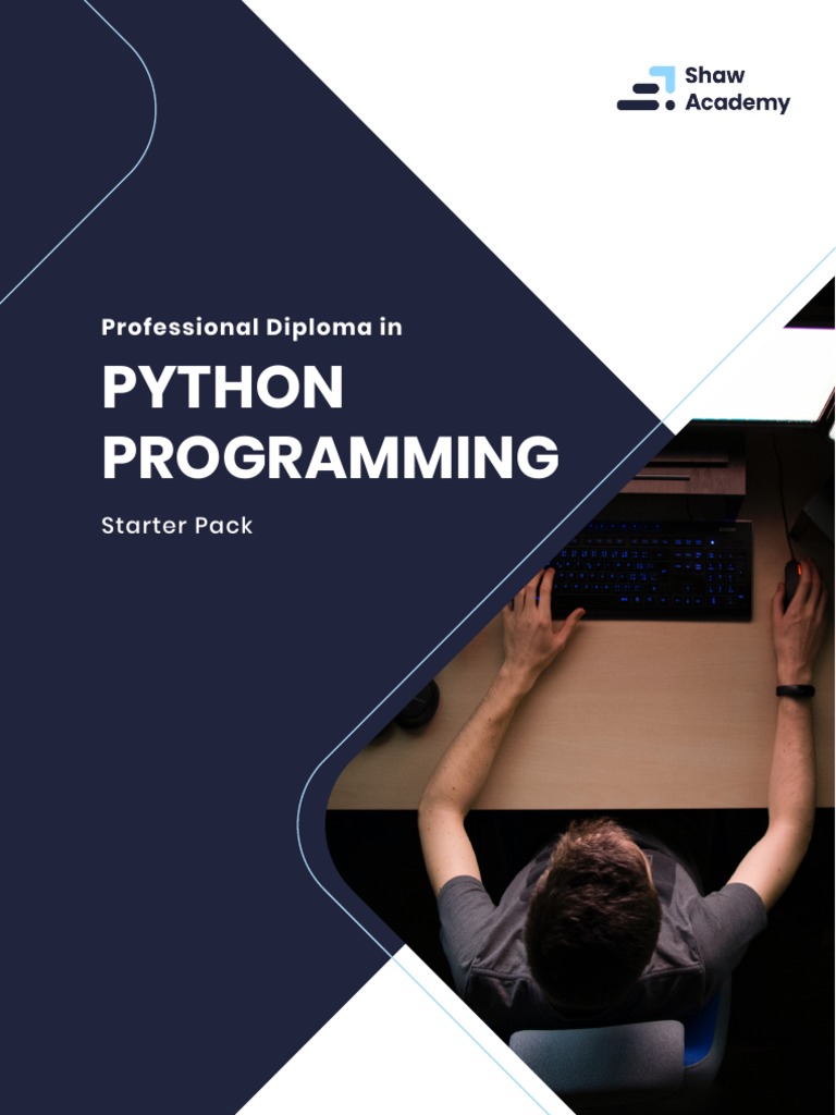 Python Programming Starter Pack | PDF | Integrated Development ...