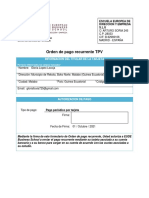 Autorización Pago Tarjeta de Crédito - EUDE