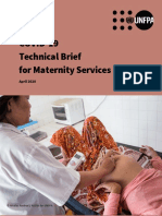 COVID-19 Technical Brief For Maternity Services: April 2020