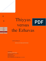 Thiyyas Verses Ezhavas