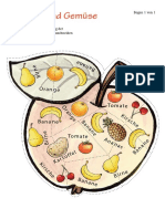 6 Obst Und Gemuese Ausschneidebogen