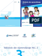 Módulo de Aprendizaje No.2 para Tercer Grado