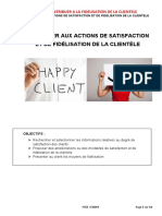 Chapitre 7-1 Participer Aux Actions de Satisfaction Carrefour