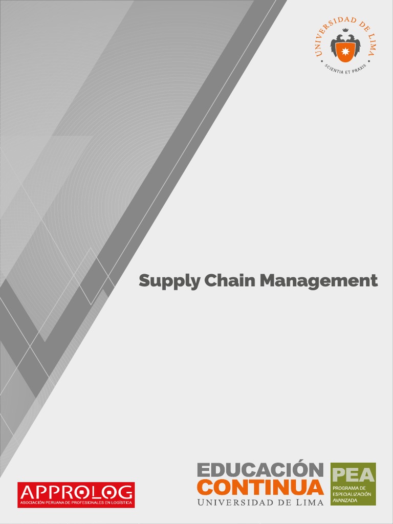 Especialización en Supply Chain Ulima | PDF | Logística | Plan de estudios