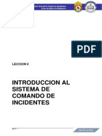 MP - Lección 09 - Introduccion Al Sistema de Comando de Incidentesi - MP - 2021