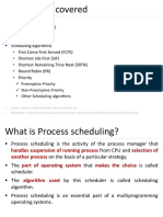 Topics To Be Covered: Preemptive Priority Non-Preemptive Priority - Other Scheduling Algorithms
