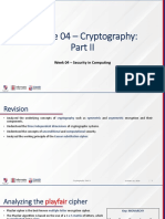 Security in Computing - Lecture 04 - Week 04