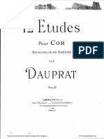 Dauprat - 12 Etudes Pour Cor