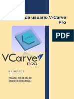 Manual de Usuario v-Carve Pro - PDF Descargar Libre