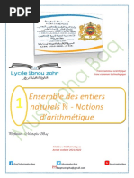 tcsf chapitre 01 Ensemble des entiers naturels - Notions d'arithm_tique