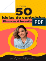 50 Ideias de Conteúdo