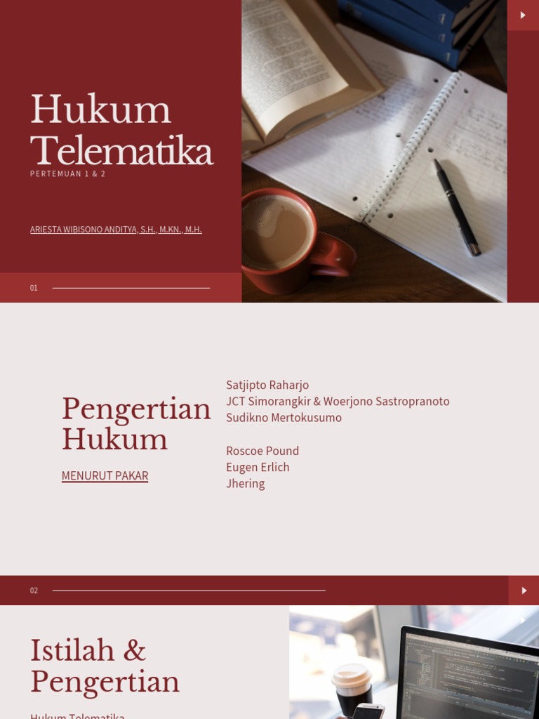 Pengantar Hukum Telematika dan Definisinya | PDF | Komputer | Teknologi ...