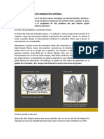 La Historia Del Motor de Combustión Interna