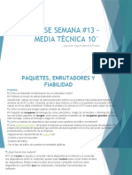 Clase Semana #13 - Media Técnica 10°